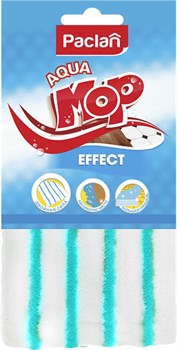 PACLAN AQUA MOP EFFECT Сменная насадка из микрофибры для швабры - фото 8395823
