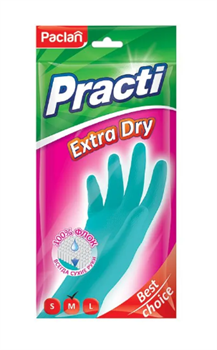 PACLAN PRACTI EXTRA DRY РЕЗИНОВЫЕ ПЕРЧАТКИ Р. М, ПАРА - фото 8395864