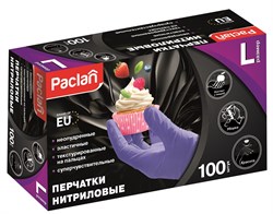 PACLAN ПЕРЧАТКИ НИТРИЛОВЫЕ 100ШТ., Р.L. ХОЗЯЙСТВЕННЫЕ. - фото 8395869