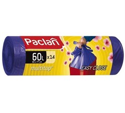 Мешки для мусора Multitop Aroma, 60л, 14шт.  (ПНД) (фиолетовый) - фото 8395891