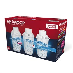 Комплект модулей сменных фильтрующих Аквафор В5 (3 шт.) - фото 8396052