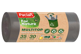 PACLAN FOR NATURE MULTITOP МЕШКИ ДЛЯ МУСОРА 35Л, 30ШТ.