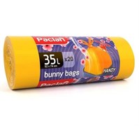 Мешки для мусора с ручками Bunny Bags Aroma 35л 20шт. (ПНД) (желтый)